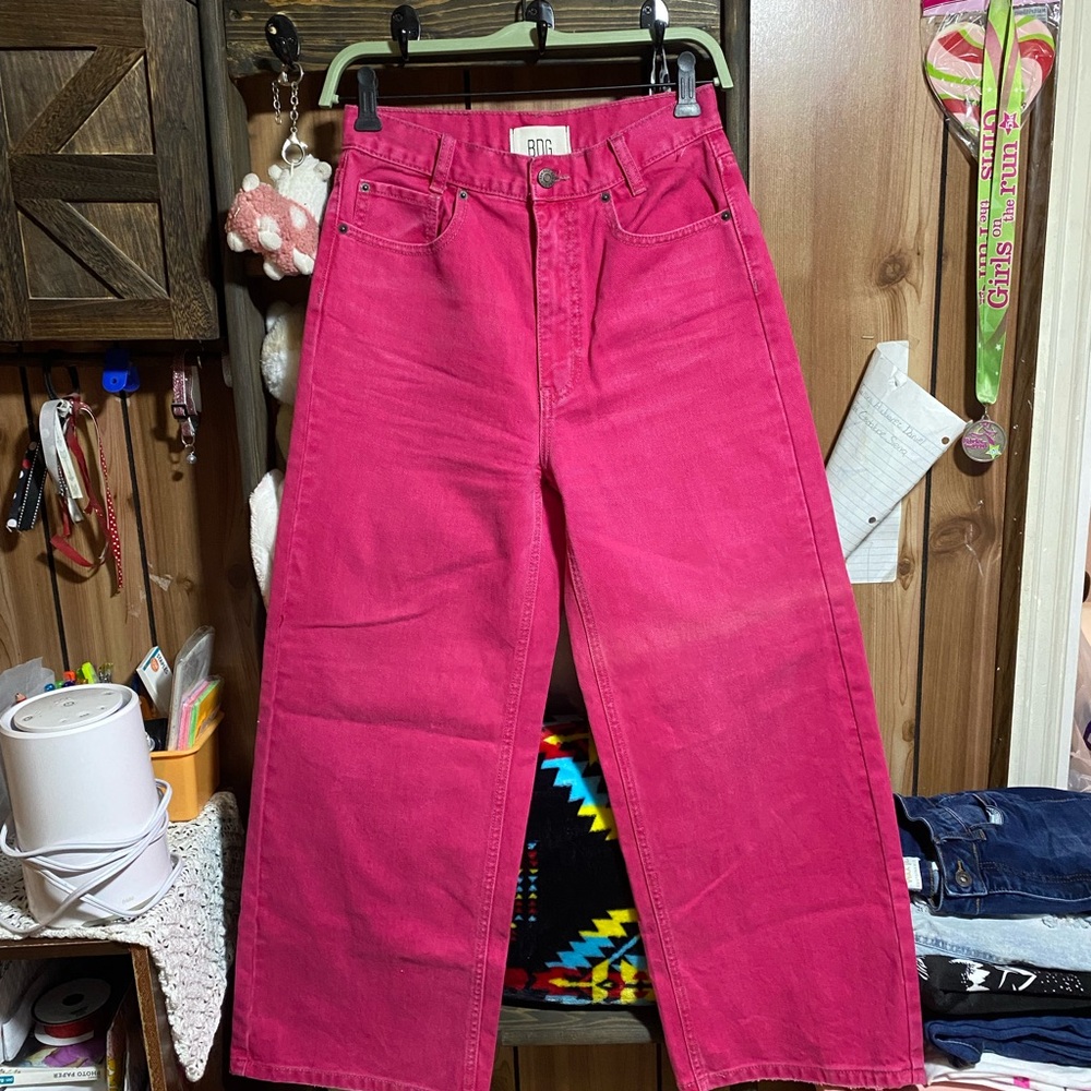 Bold Pink Women's Jeans